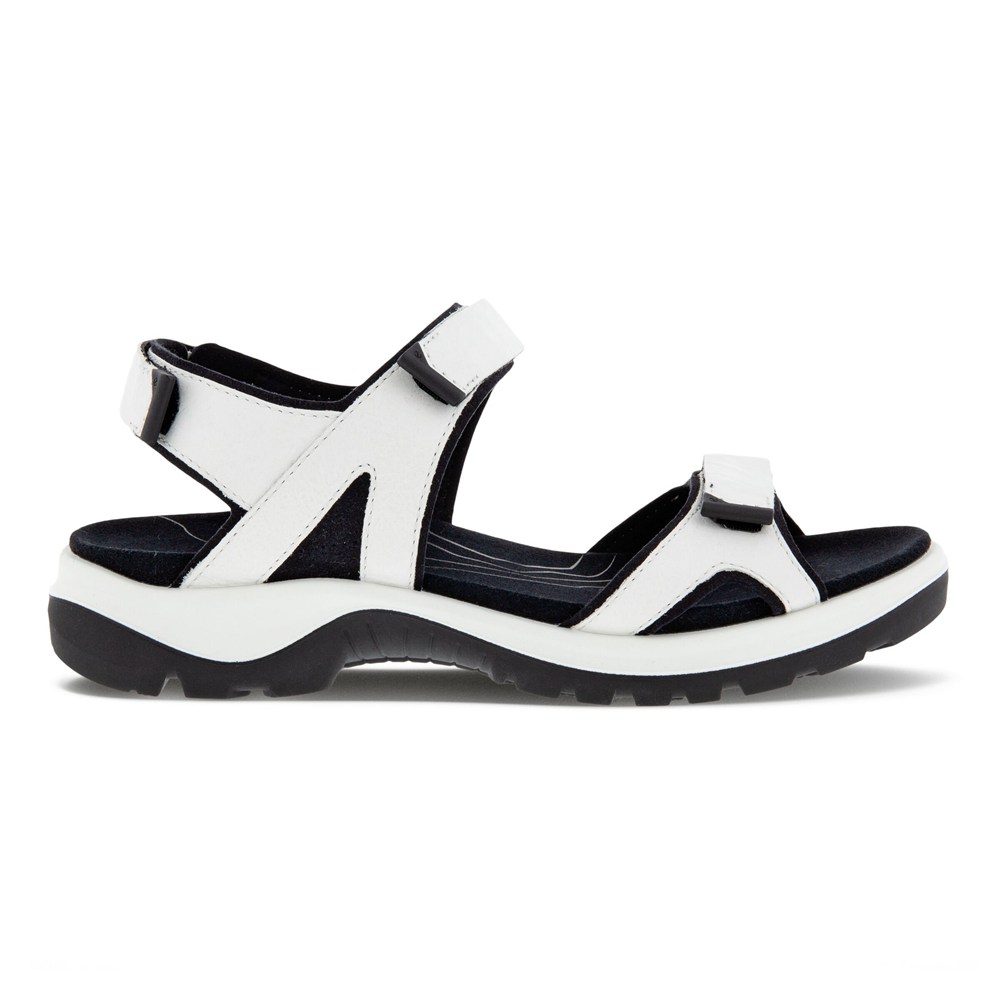 ECCO Womens Sandals White/Black - Offroad 2.0 3S - WEB-417963